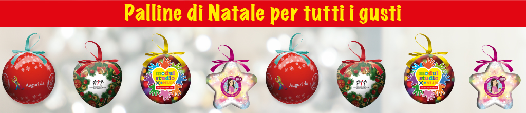 Palline di Natale Personalizzate Raccolta Fondi Onlus