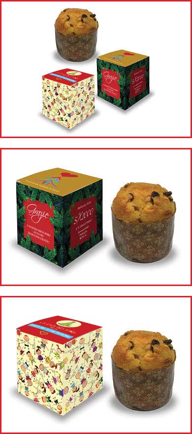PANETTONE con scatola PERSONALIZZATA